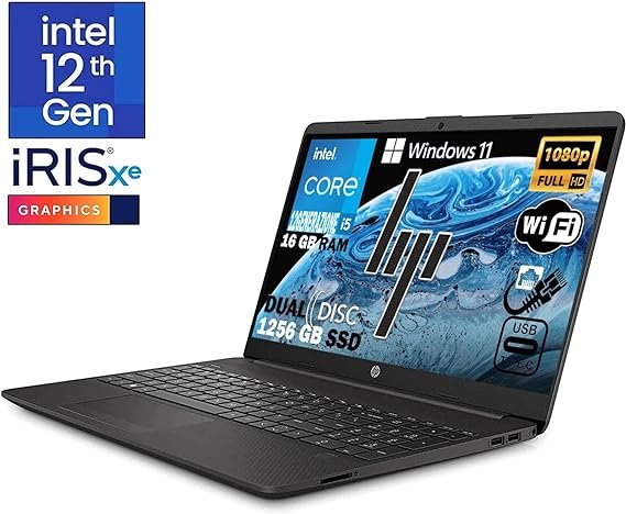 laptop-hp-250-g9---ecran-15,6"---fhd-intel-core-i5-i5-12---windows-11---512-go-ssd-16go-ram-qwerty