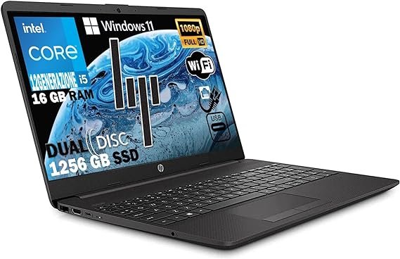 laptop-hp-250-g9---ecran-15,6"---fhd-intel-core-i5-i5-12---windows-11---512-go-ssd-16go-ram-qwerty