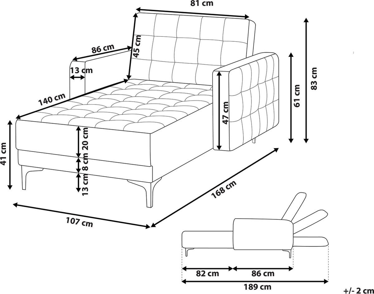 beliani-aberdeen---chaise-longue---blauw---velours