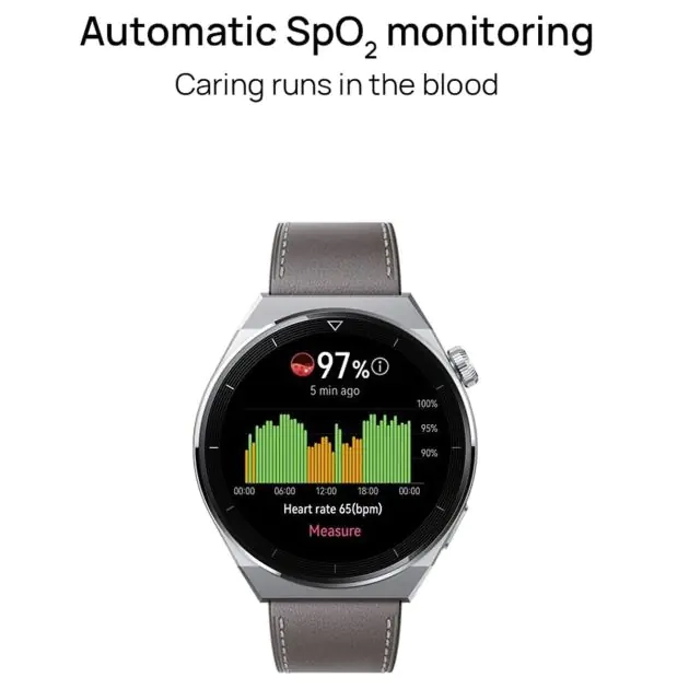 smartwatch-huawei-watch-gt-3-pro-titane-active-noir-46-mm---tracker-de-fitness---moniteur-de-santé---appels-bluetooth