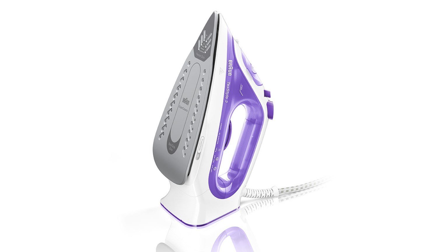 fer-à-repasser-a-vapeur-texstyle-3---braun---si3042vi---2350w---270-ml---violet---garantie-3-mois