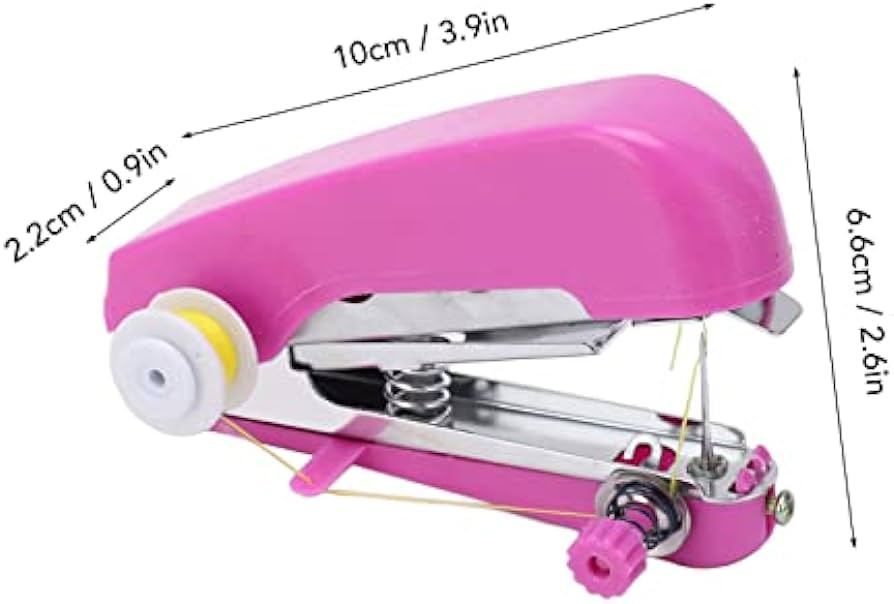 mini-machine-à-coudre-manuelle-portable-à-point-(rose)