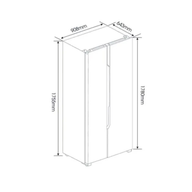 réfrigérateur-américain---hisense-rc-67---600-litres---6-mois-garantie