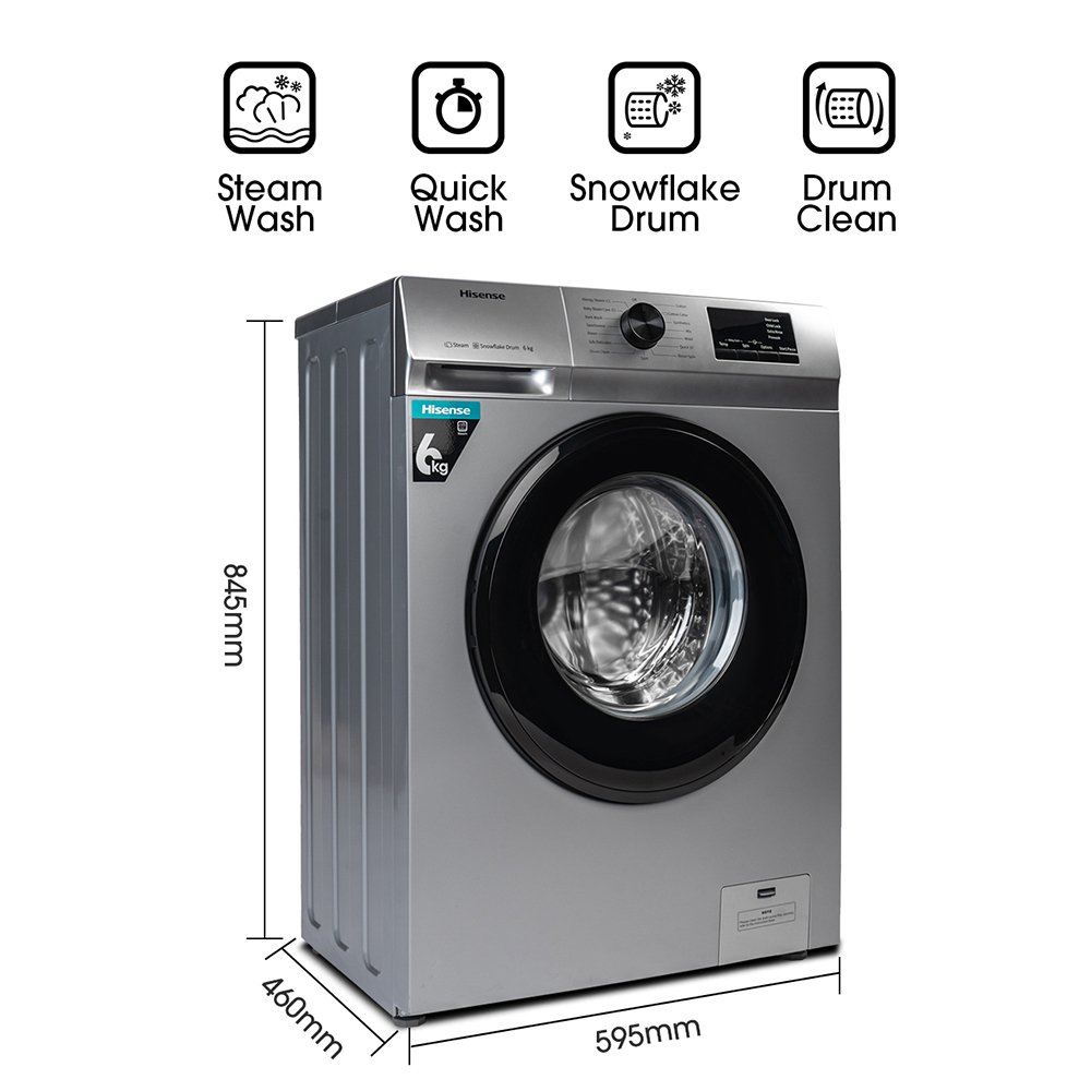 hisense-machine-à-laver-automatique-de-6,0-kg-,-argent,-lavage-à-la-vapeur,-chauffage-intégré,-argent