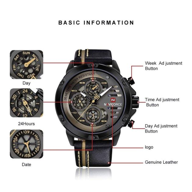 naviforce---montres-militaires-pour-hommes---analogique-quartz
