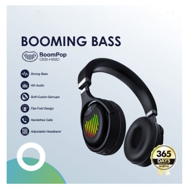 casque-bluetooth-sans-fil---oraimo-oeb-h89d---bluetooth-version-5.0---jusqu'à-10-heures-d'autonomie---350mah