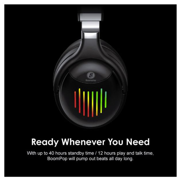 casque-bluetooth-sans-fil---oraimo-oeb-h89d---bluetooth-version-5.0---jusqu'à-10-heures-d'autonomie---350mah