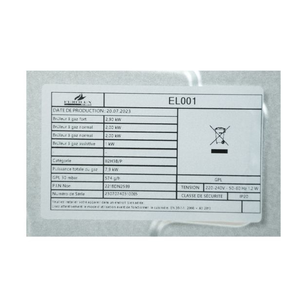 plaque-de-cuisson-encastrable---eurolux---4-feux---allumage-électrique---60-x-60-cm---sb021---inox---garantie-6-mois