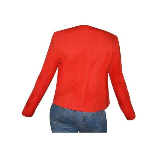 blazer-en-coton-avec-zip---orange