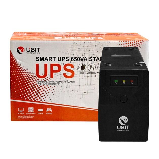 onduleur-smart-ups---ubit-cf-650-va-stark-(led)---garantie-:-6-mois