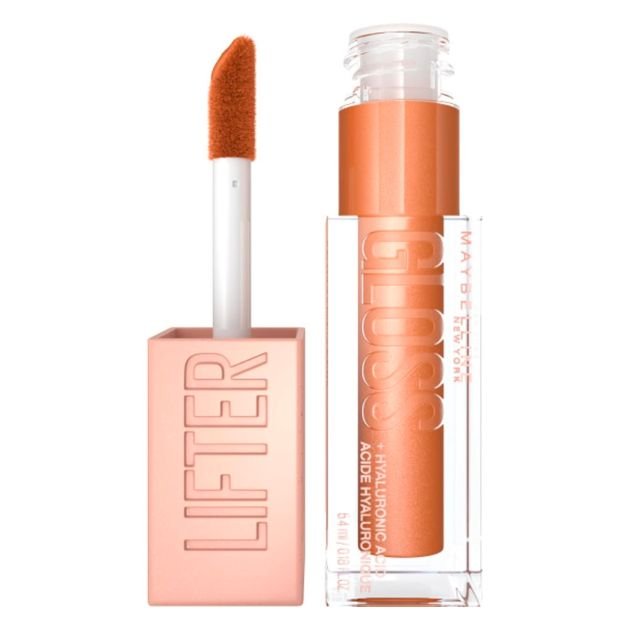 maybelline-lifter-gloss,-gloss-à-lèvres-hydratant-à-l'acide-hyaluronique---haute-brillance-pour-des-lèvres-plus-pulpeuses---doré