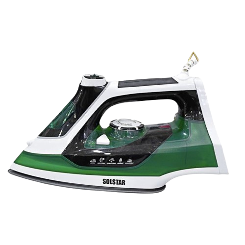 fer-à-repasser-a-vapeur---solstar---is-1168a-grv-ss---2600w---280-ml---vert/noir---3-mois