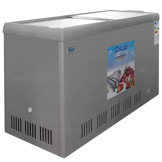 congélateur-coffre-double-porte-vitrine---oscar--osc-455g---288l---argent---garantie-06-mois