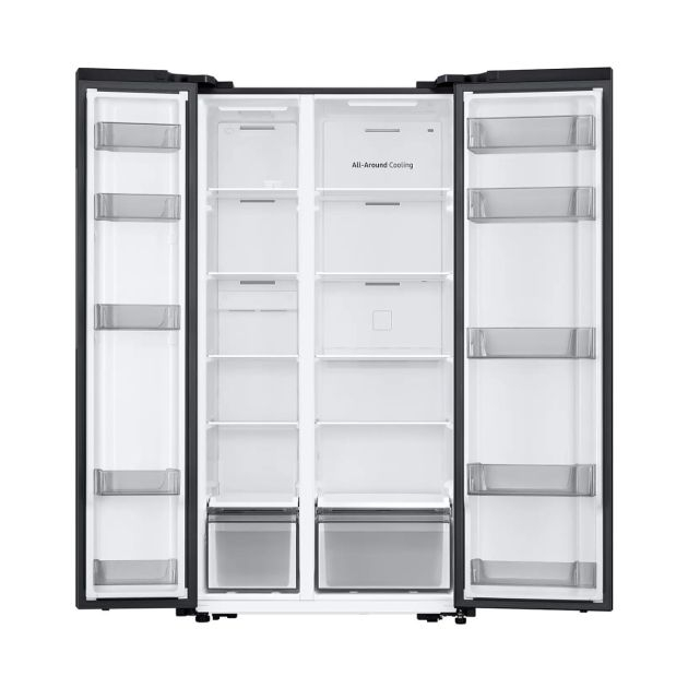 réfrigérateur-américain-samsung---560-litres---rs57dg4000b4gh---no-frost---wifi---compresseur-à-onduleur-numérique---noir-mat---garantie-12-mois