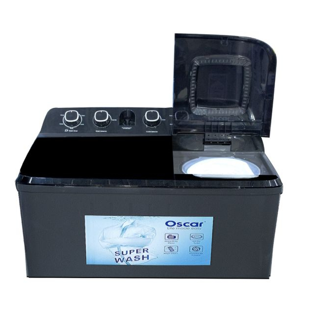 machine-à-laver-semi-automatique--10kg--oscar-osc-ttb-xp14--noir--garantie-6-mois