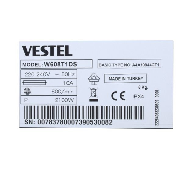 machine-à-laver-automatique---vestel---w608t1ds---6kg---a+++---garantie-6-mois