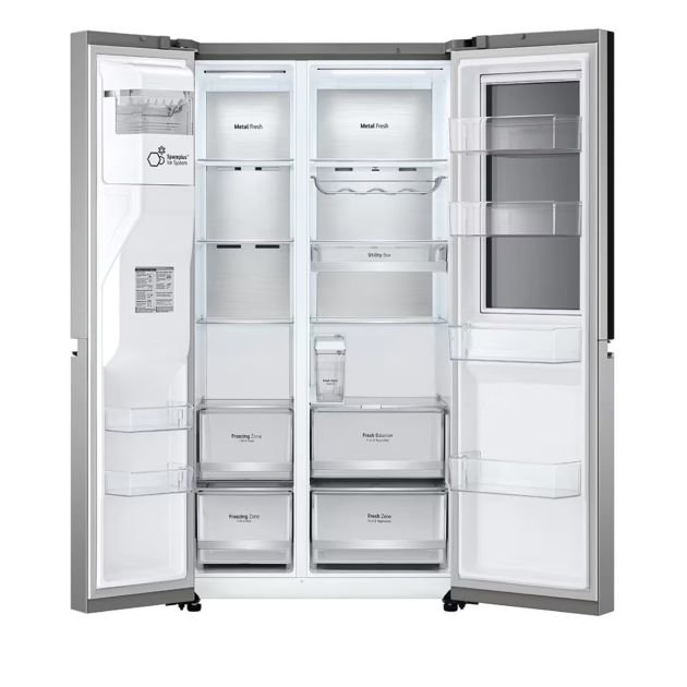 réfrigérateur-américain-–-lg---gc-x257csew-–-617-litres---design-intelligent-instaview---hygiène-renforcée-uvnano---refroidissement-uniforme-et-intelligent--connectivité-avancée-–-garantie-12-mois