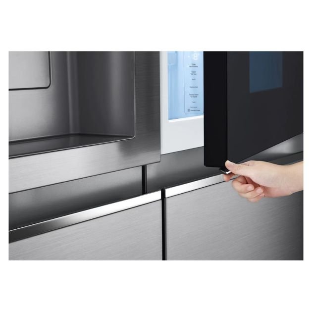 réfrigérateur-américain-–-lg---gc-x257csew-–-617-litres---design-intelligent-instaview---hygiène-renforcée-uvnano---refroidissement-uniforme-et-intelligent--connectivité-avancée-–-garantie-12-mois