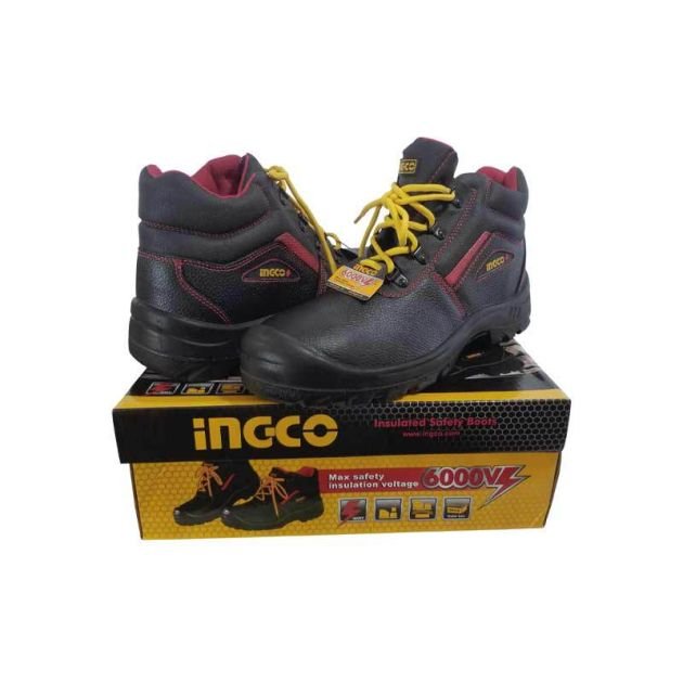 chaussure-de-sécurité-isolées-–-ingco-ssh071dsb---noir/rouge---en-cuir