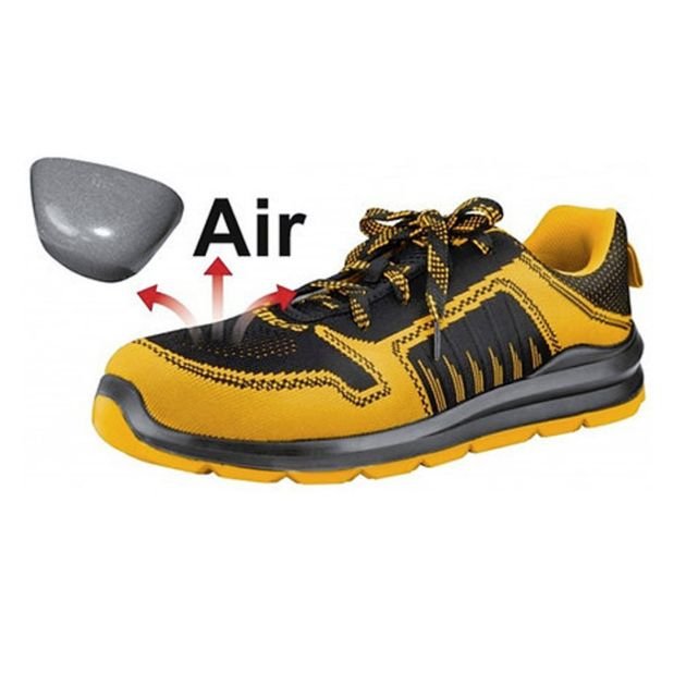 chaussures-de-sécurité-basses-ingco-ssh81sb---embout-en-acier---jaune