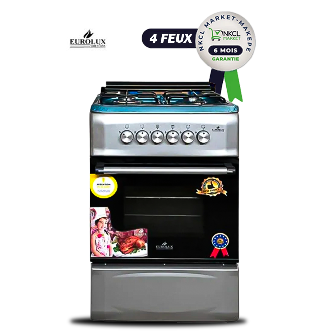 cuisinière-à-gaz-eurolux---classic---4-feux---50-x-55-cm---inox---garantie-6-mois