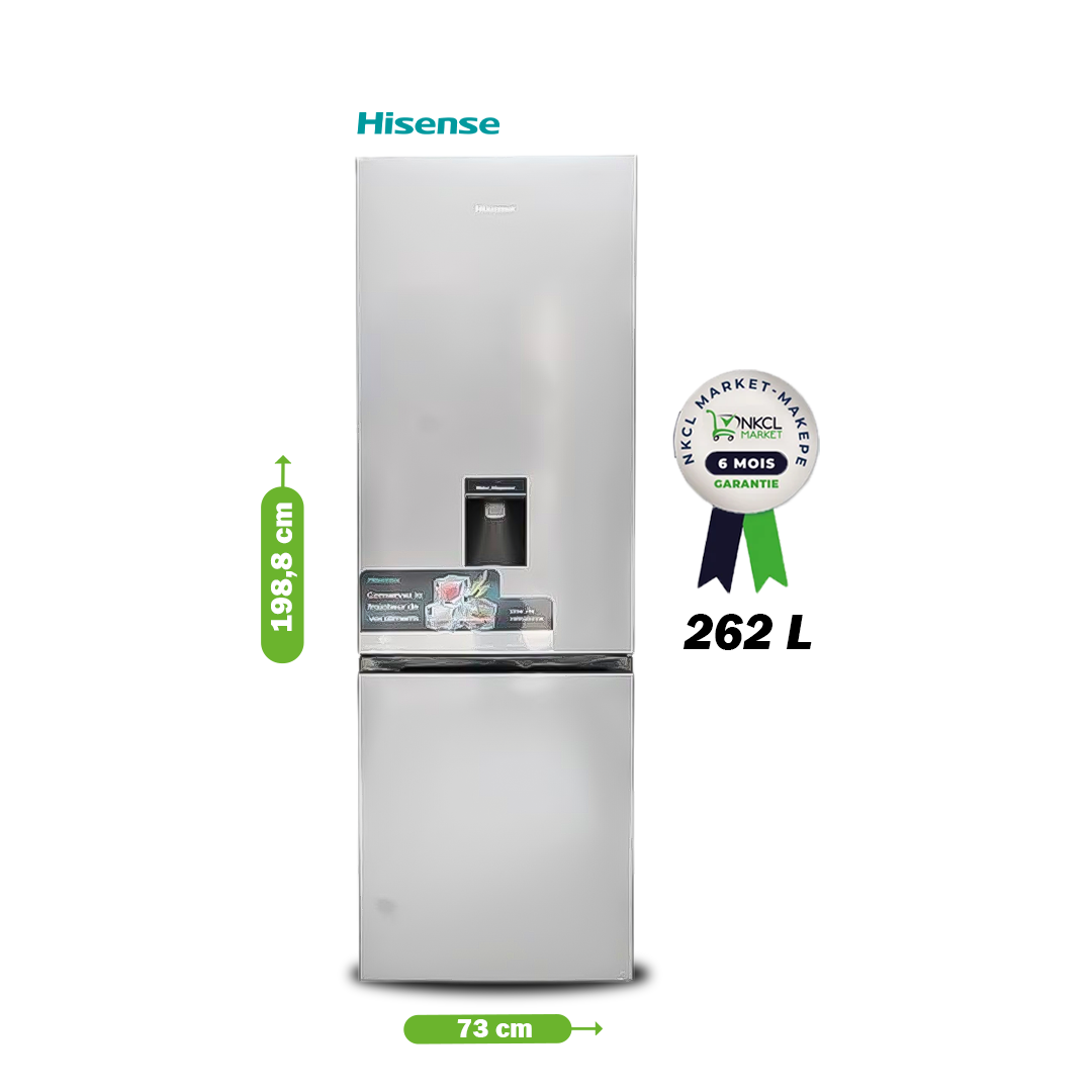 réfrigérateur-hisense---262-litres---avec-distributeur-d'eau---rd-35dc4sb---06-mois