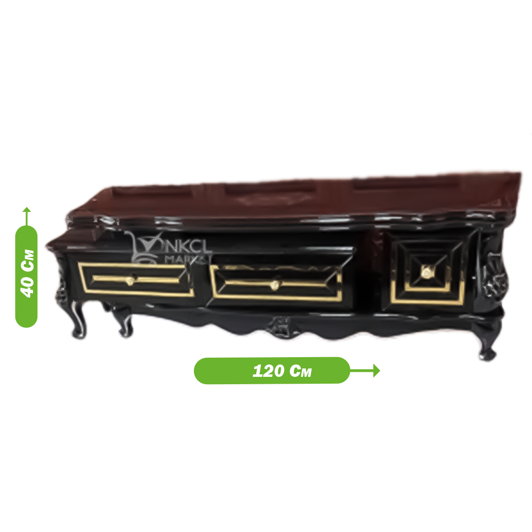 meuble-tv-noir-vitré--dorée-design-or
