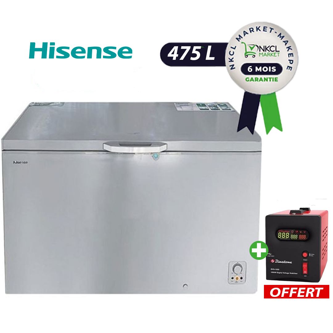 pack-congélateur-coffre-hisense-475-litres-+-un-régulateur-de-tension-06-mois-de-garantie