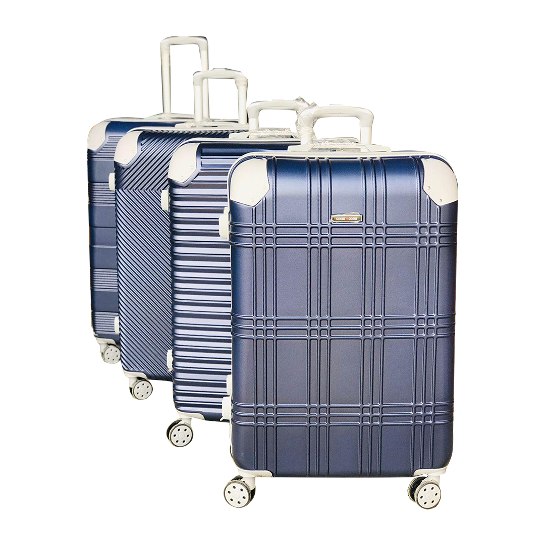 set-de-4-valises-rigides-–-bleu-marine-Élégant-&-résistant