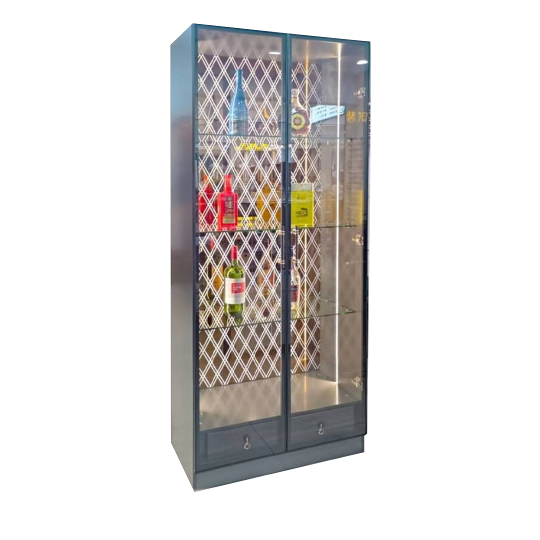 armoire-vitrine-moderne-de-rangement-avec-2-portes-en-verre-et-Éclairage