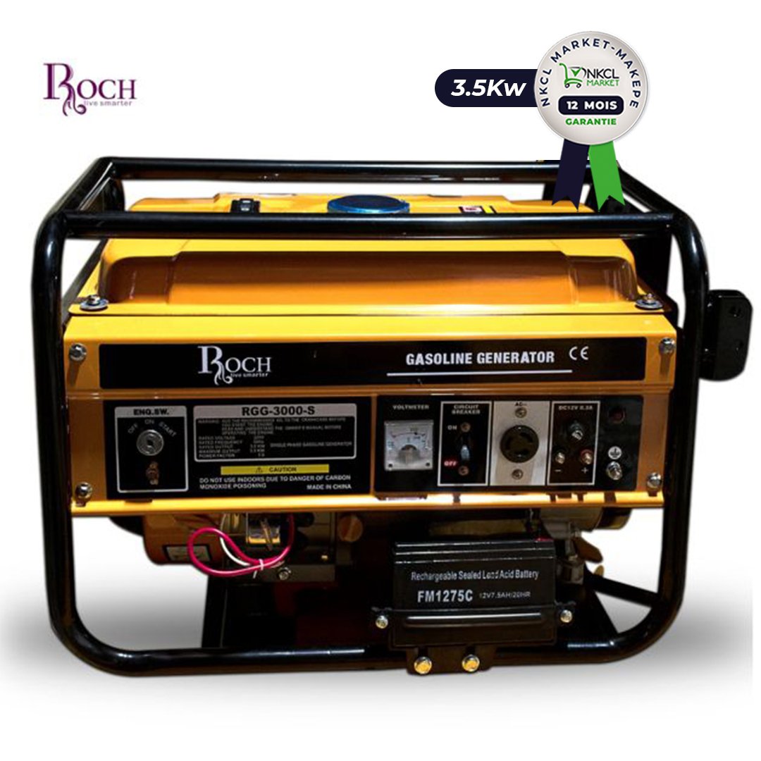 groupe-Électrogène-à-essence-3.5kw-–-roch-rgg-3000-s---garantie-6-mois