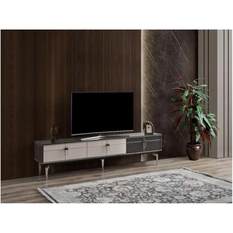 meuble-tv---hilton---wall-unit---jusqu'à-75-pouces---200cm---couleur-bois