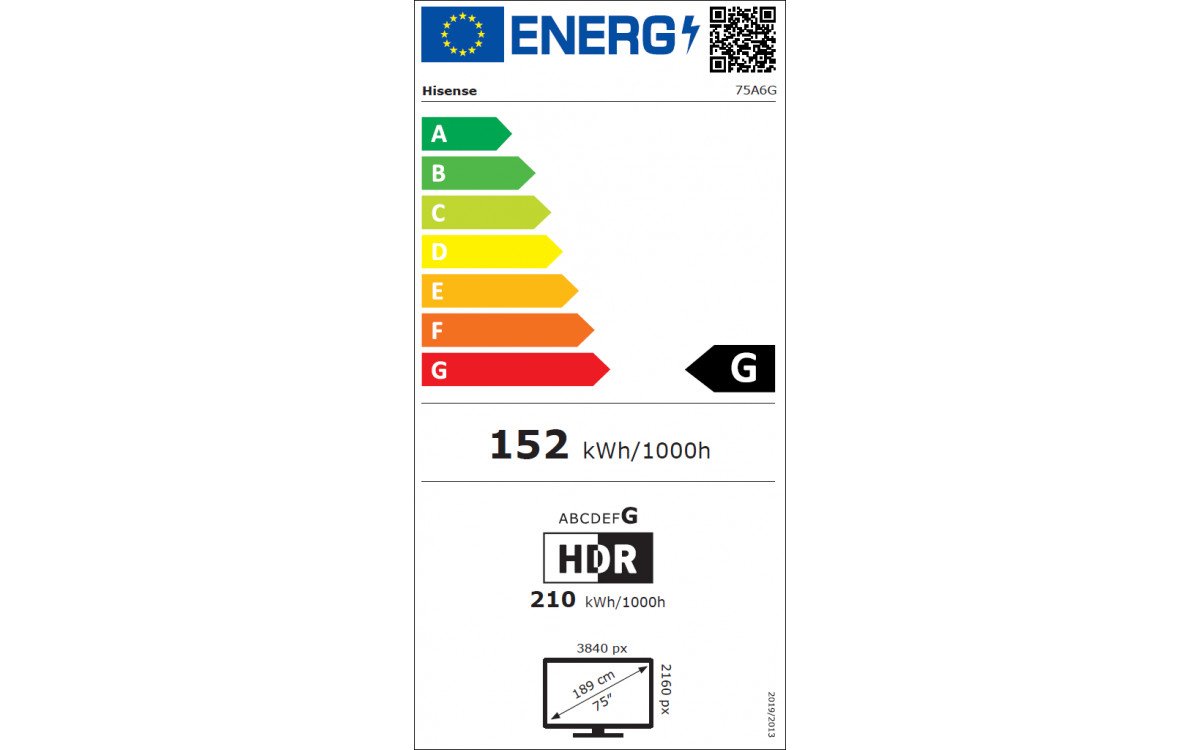 smart-tv-hisense-75a6gs---75"---ultra-hd-4k---vidda-smart-tv---hdr----led---6-mois-garantie