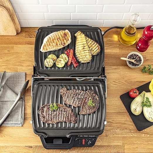 tefal-ultra-compact-grill-électrique,-position-barbecue,-2000-w,-cuisson-saine