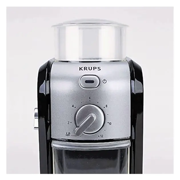 moulin-à-café-broyeur-à-bavures-expert---krups---gvx-2---100w---noir-argent---4-mois