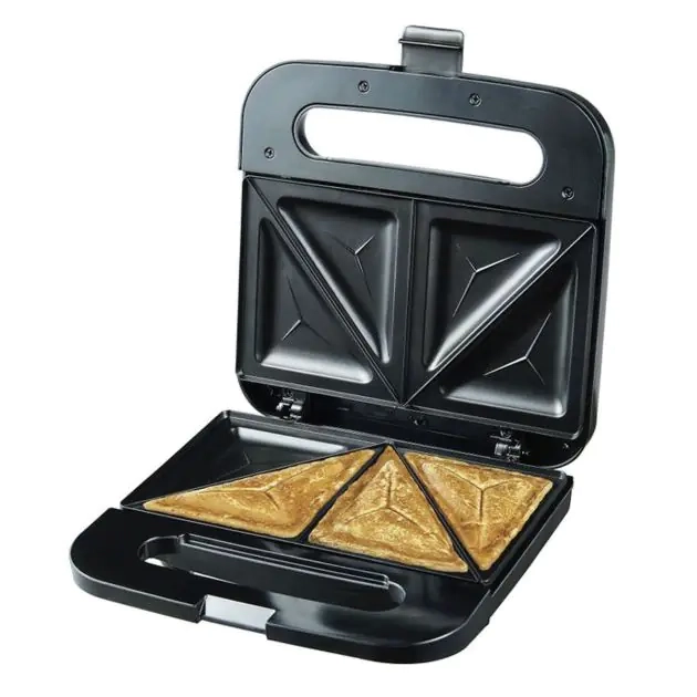 grille-pain-à-sandwich---binatone---st-801---750w---4-tranche---gris-noir---6-mois-de-garantie