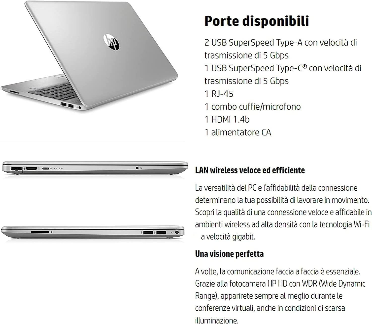 laptop-hp-250-g8---15,6''-hd---intel-core-i5-10gen---512-ssd-16-go-ram---intel-uhd-graphics---windows-10-pro---6-mois