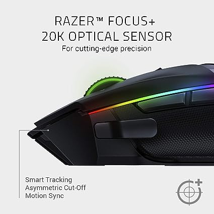 souris-de-jeu-sans-fil---razer-basilisk-ultimate---chroma-rgb-lighting---11-boutons-programmable---100-heures---garantie-6-mois
