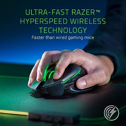 souris-de-jeu-sans-fil---razer-basilisk-ultimate---chroma-rgb-lighting---11-boutons-programmable---100-heures---garantie-6-mois