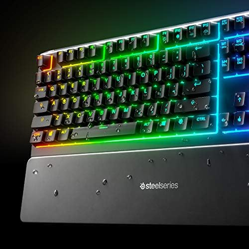 clavier-gaming-mécanique---steelseries-apex-3---rétroéclairage-prismsync-rgb-châssis-en-aluminium---molette-de-réglage---12-mois-(livré-entre-3-5-jours)