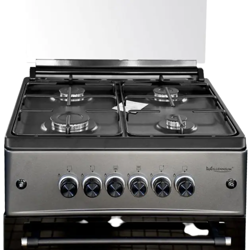 cuisinière-à-gaz---4-foyers---millennium---fsg606-pg---60-x-60-cm---gris---6-mois