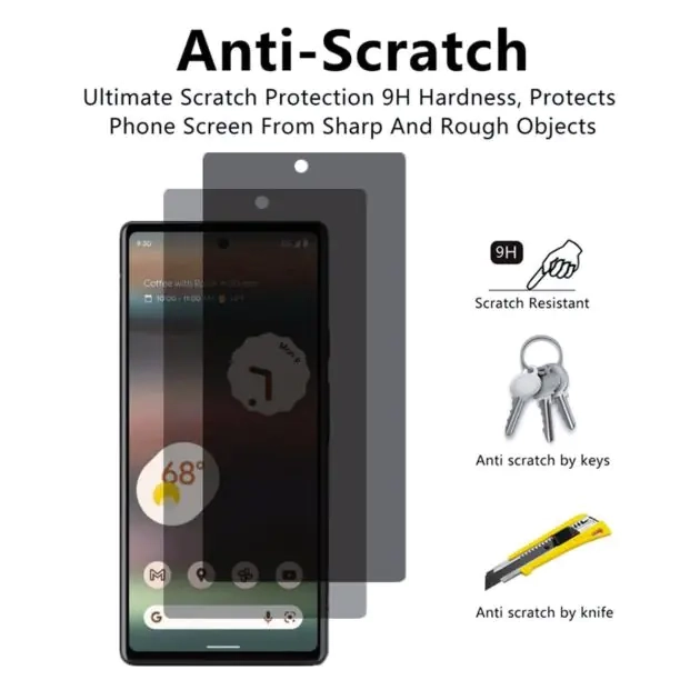 vitre-de-protection-pour-google-pixel-6a---verre-trempé-fumé