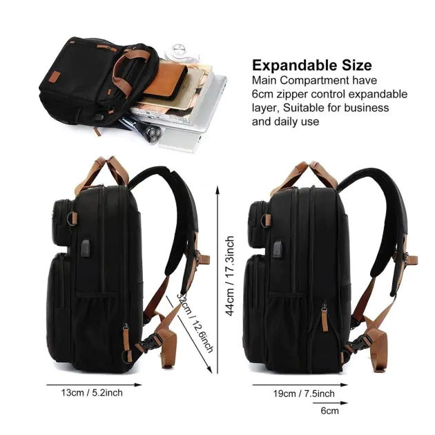sac-à-dos-pour-ordinateurs-portables-coolbell-multi-poches-noir-ou-gris-(livré-entre-3-5-jours)