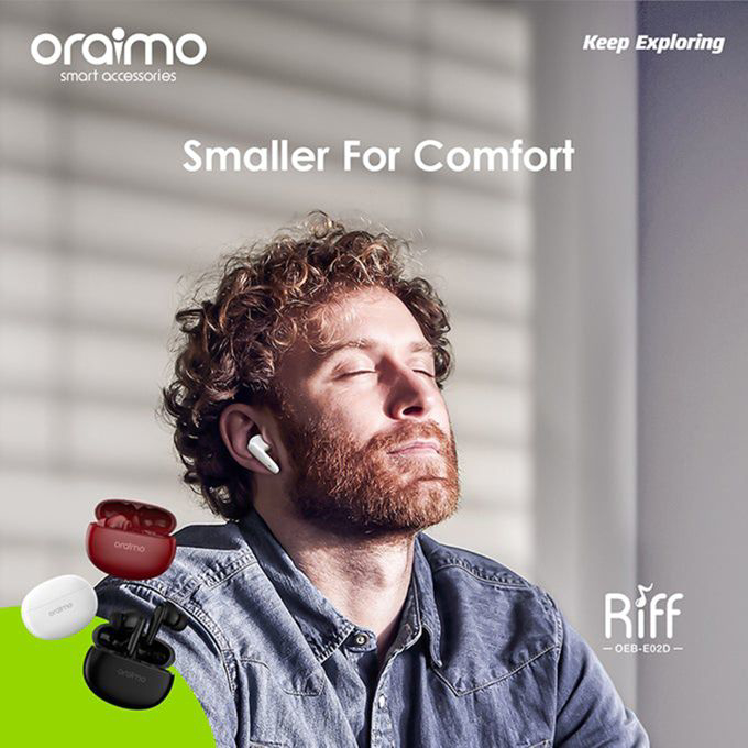 oraimo-ecouteurs-sans-fil---riff---plus-petit-pour-le-confort-véritables---oeb-e02d---headset