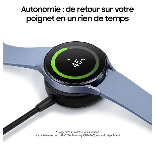 smartwatch-samsung-galaxy-watch-5---44mm---1.36-pouce---410-mah---bt-5.2---wi-fi---6-mois