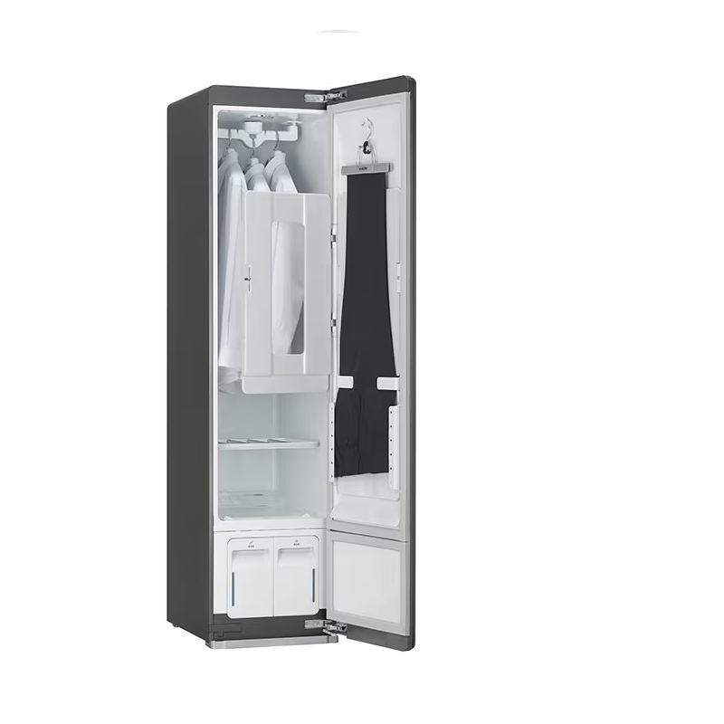 lg-styler-s3mfc---armoire-séchoir---wifi---largeur-:-44.5-cm---profondeur-:-58.4-cm---hauteur-:-185-cm---chargement-frontal---gris-avec-porte-en-miroir---12-mois-garantie