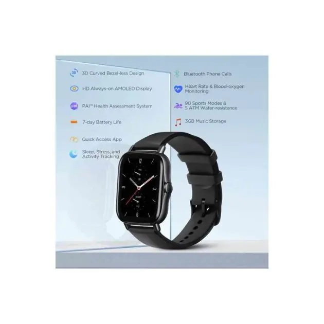 montre-connectée---amazfit-gts-2---1,39-pouces---246-mah---noir---7-jours-en-utilisation-standard---résistance-à-l'eau-(-livré-entre-2---5-jours-)
