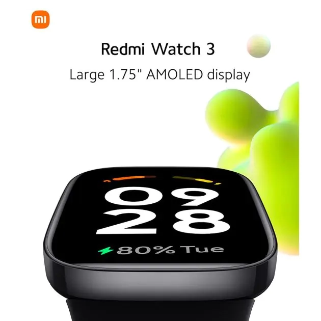 smartwatch---xiaomi-redmi-watch-3---1,75"---5atm---120-modes-d'entrainement---289-mah---bluetooth-v5.2---moniteur-de-fréquence-cardiaque---suivi-d'activité-physique