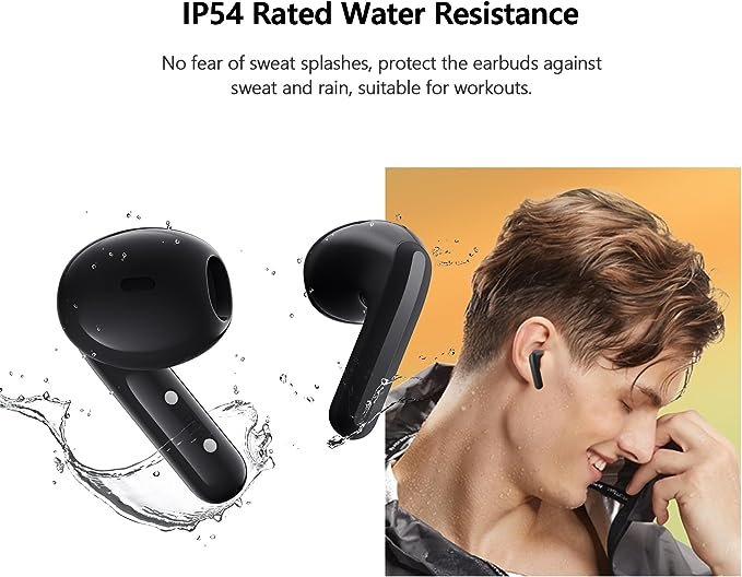 ecouteur-sans-fil---xiaomi-redmi-buds-4-lite---pilote-dynamique-12-mm--qualité-sonore-hd---ip54-résistant-à-l'eau---bluetooth-avancé-5.3---suppression-du-bruit-basé-sur-l'ia-pour-les-appels---google-fast-pair