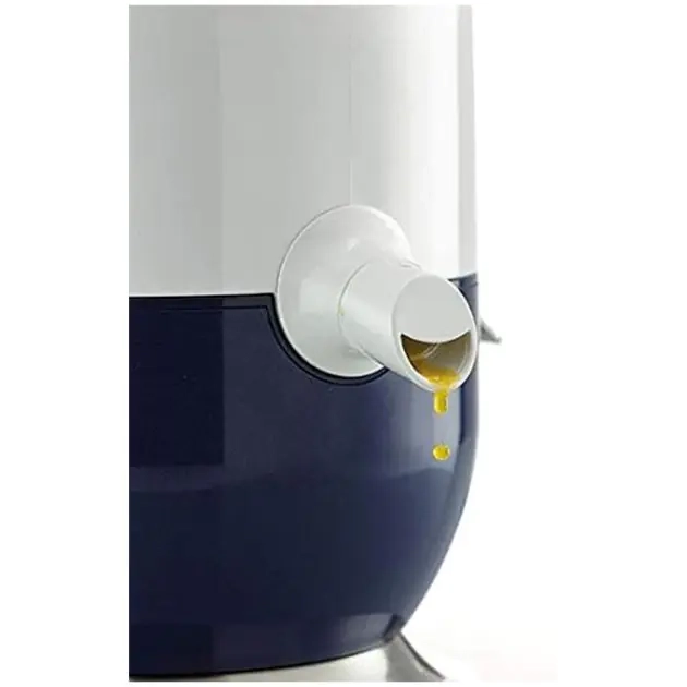 extracteur-de-jus-Électrique-(fruit-et-légumes)-avec-séparateur-de-jus-et-pulpes---100-watts---black-&-decker---je350-b5---600-ml-pulpe---400-ml-jus---blanc-bleu---3-mois